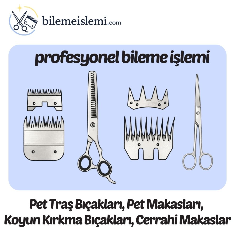 Pet Traş Bıçağı ve Makas Bileme Görsel 1